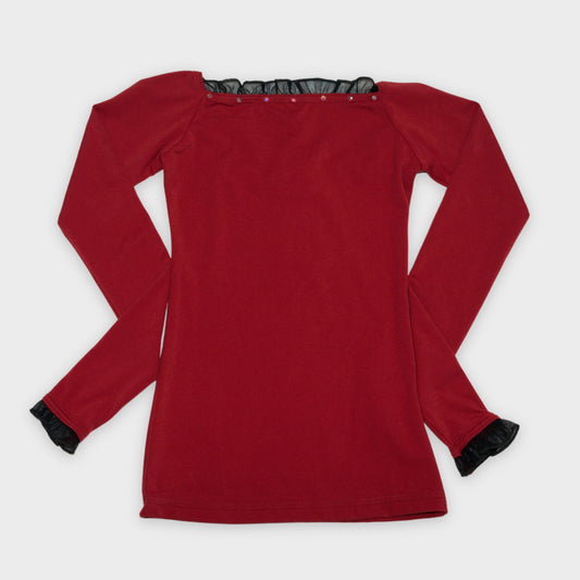 Titta Long Sleeves Shirt with Ruffles